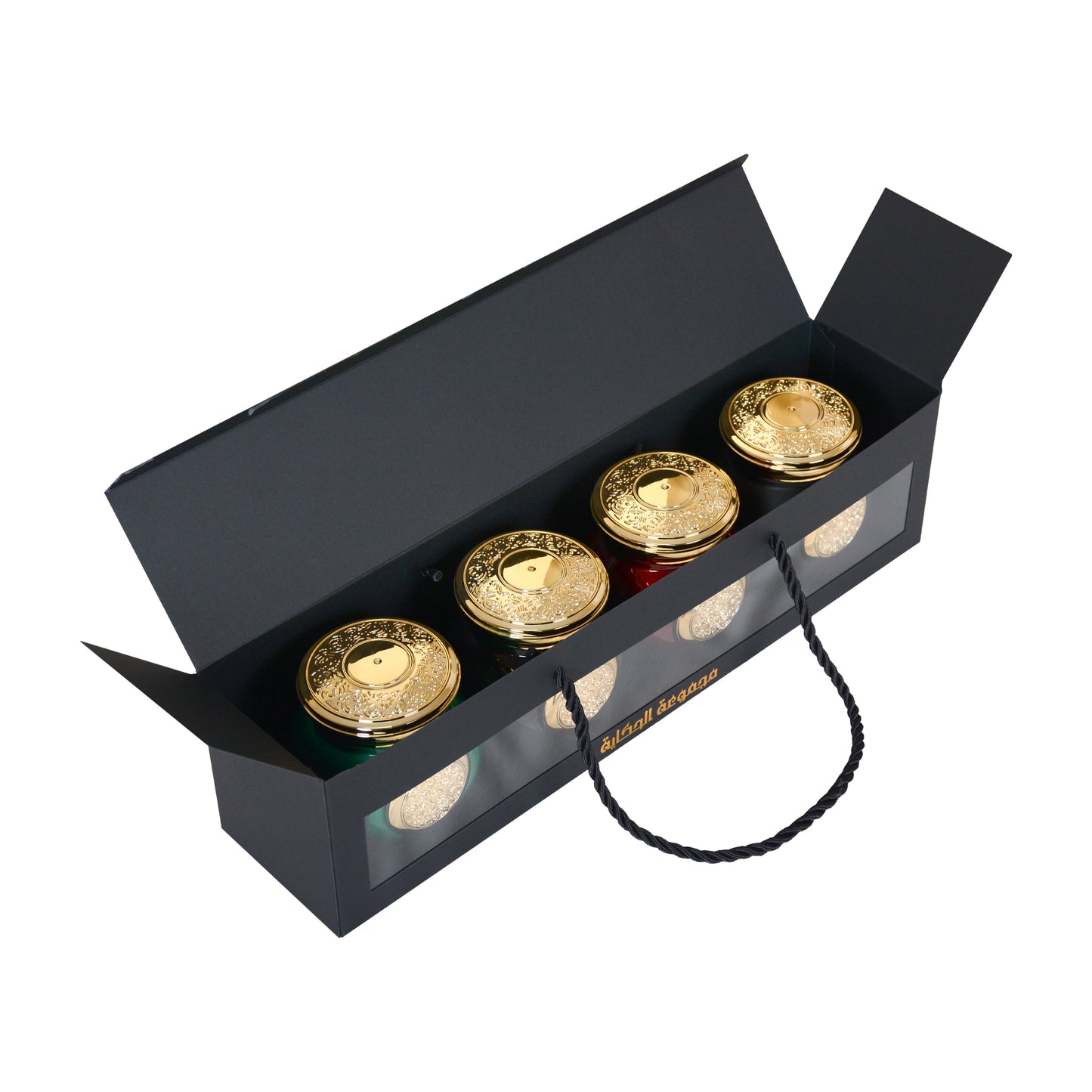 Al Hiqaya Oud Muattar For Unisex,Bakhoor Gift Set (60g*4)